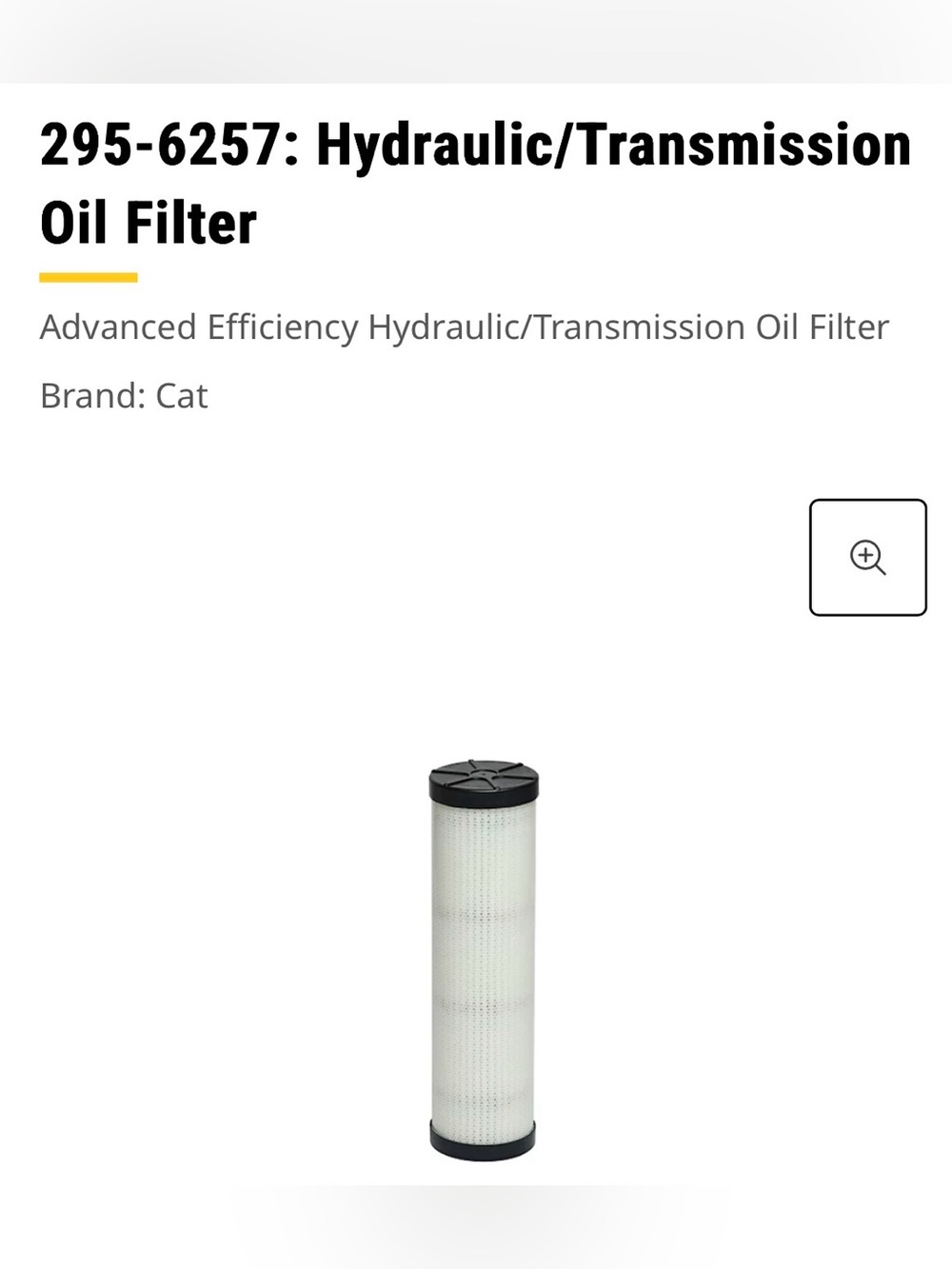 CAT OEM Hydraulic Transmission Oil Filter Caterpillar Heavy Equipment Parts NIB